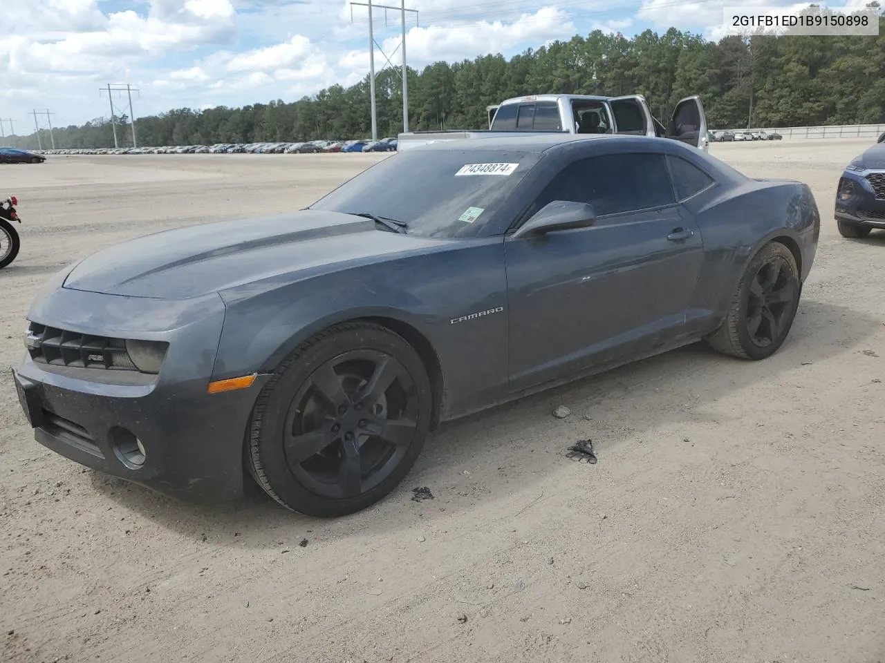 2G1FB1ED1B9150898 2011 Chevrolet Camaro Lt