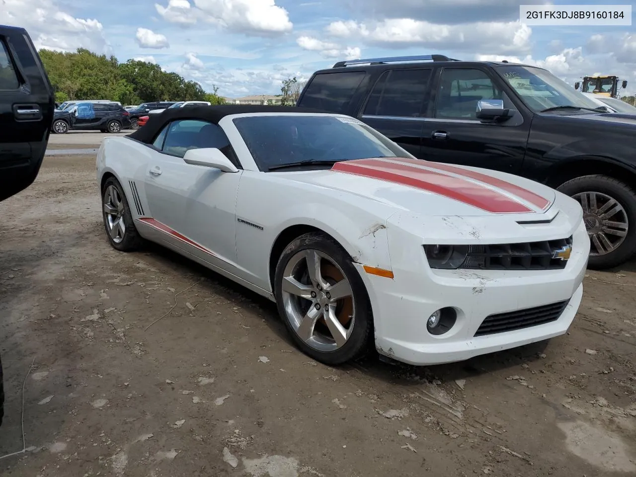 2011 Chevrolet Camaro 2Ss VIN: 2G1FK3DJ8B9160184 Lot: 74363004