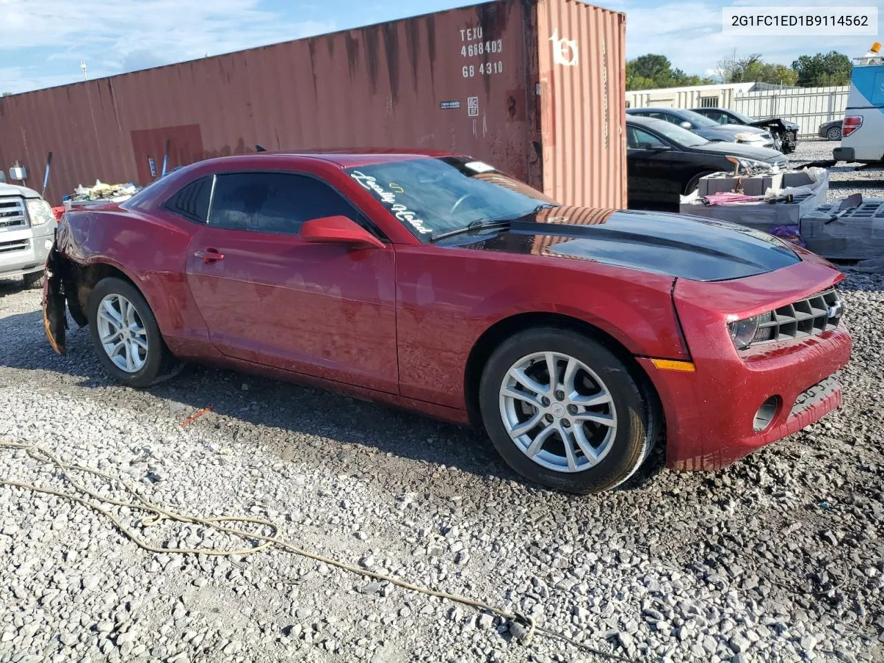 2011 Chevrolet Camaro Lt VIN: 2G1FC1ED1B9114562 Lot: 74436184