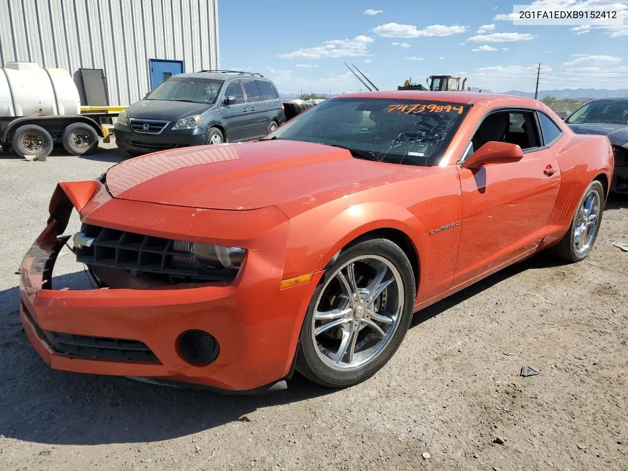 2011 Chevrolet Camaro Ls VIN: 2G1FA1EDXB9152412 Lot: 74739894