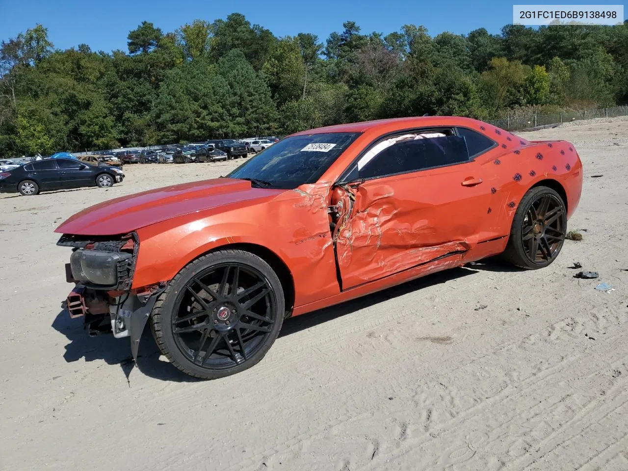 2011 Chevrolet Camaro Lt VIN: 2G1FC1ED6B9138498 Lot: 75138484