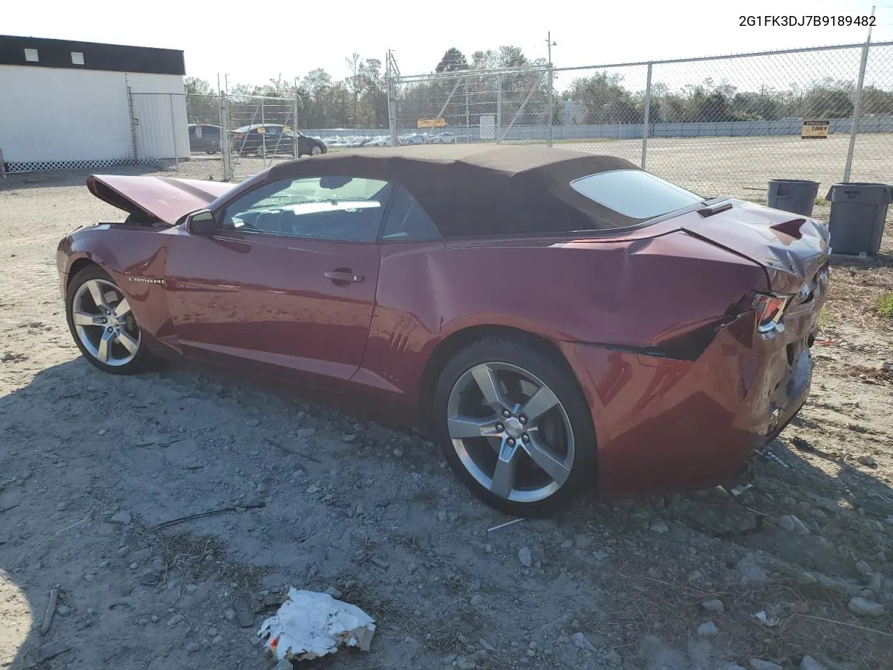 2011 Chevrolet Camaro 2Ss VIN: 2G1FK3DJ7B9189482 Lot: 75705464