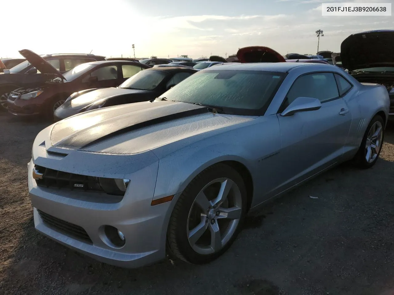 2G1FJ1EJ3B9206638 2011 Chevrolet Camaro Ss