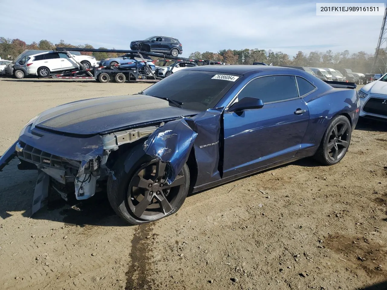 2011 Chevrolet Camaro 2Ss VIN: 2G1FK1EJ9B9161511 Lot: 76386064