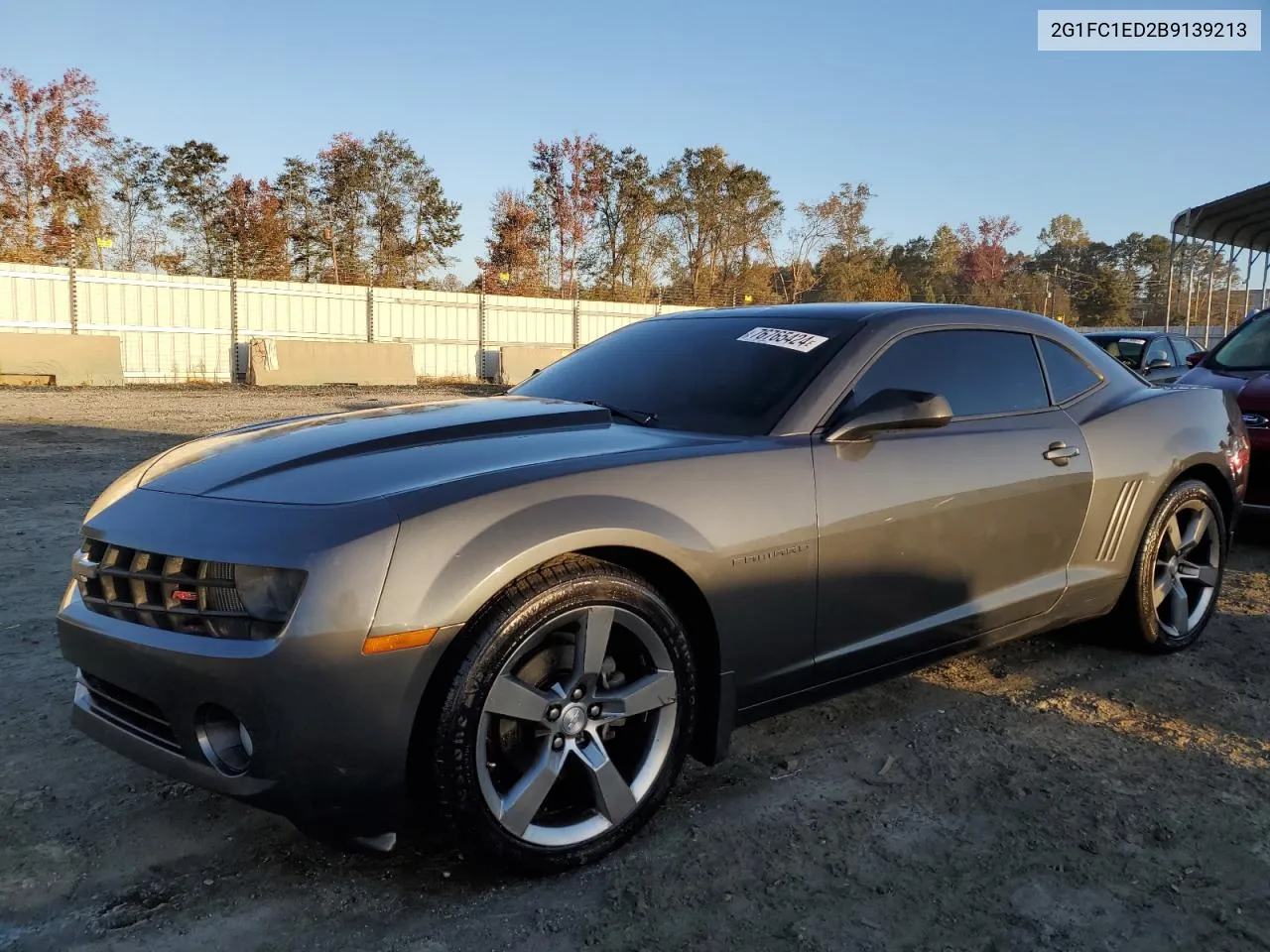 2011 Chevrolet Camaro Lt VIN: 2G1FC1ED2B9139213 Lot: 76765424