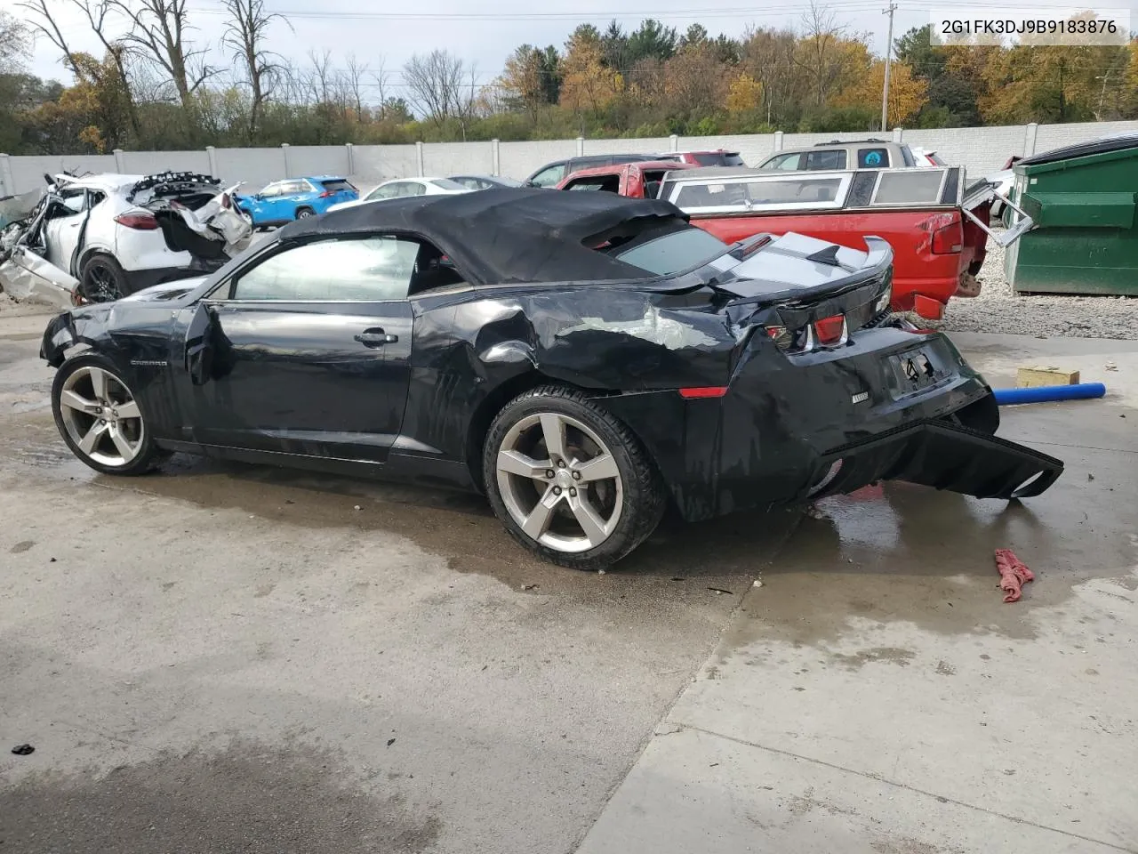 2011 Chevrolet Camaro 2Ss VIN: 2G1FK3DJ9B9183876 Lot: 76914004