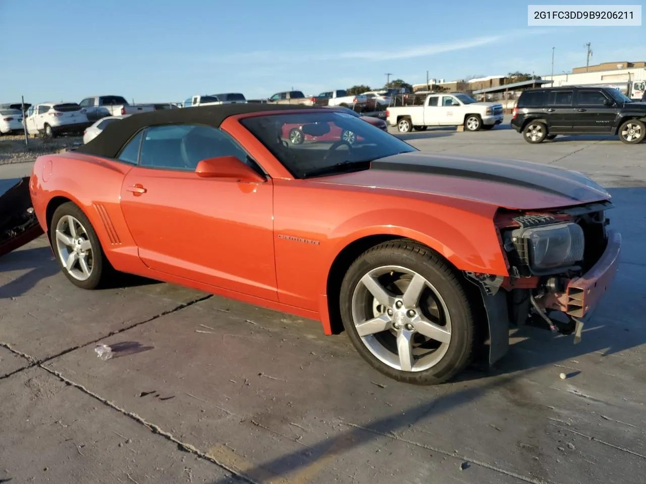 2G1FC3DD9B9206211 2011 Chevrolet Camaro Lt