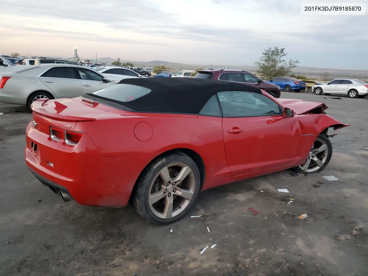 2011 Chevrolet Camaro 2Ss VIN: 2G1FK3DJ7B9185870 Lot: 77469764