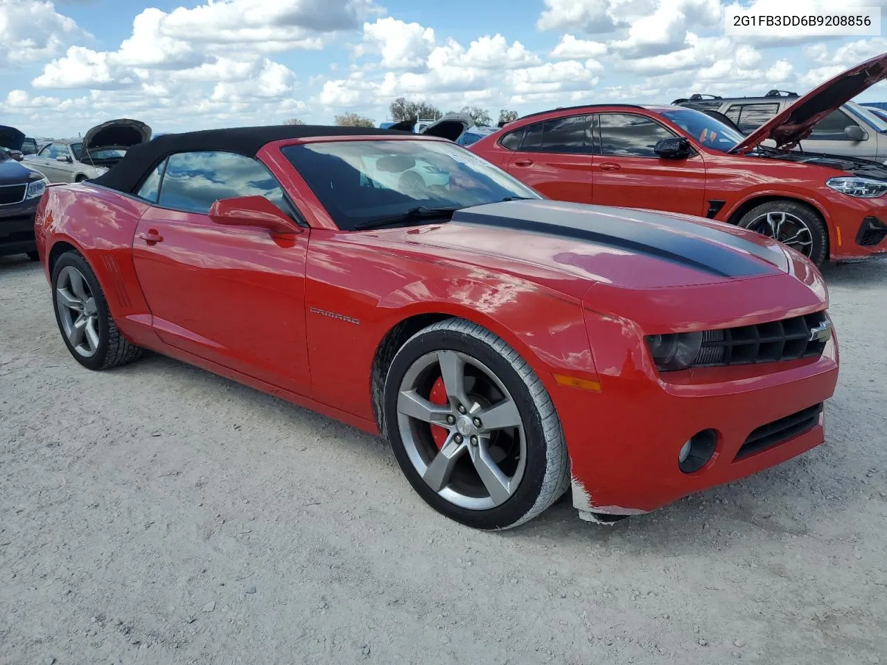 2011 Chevrolet Camaro Lt VIN: 2G1FB3DD6B9208856 Lot: 77596124