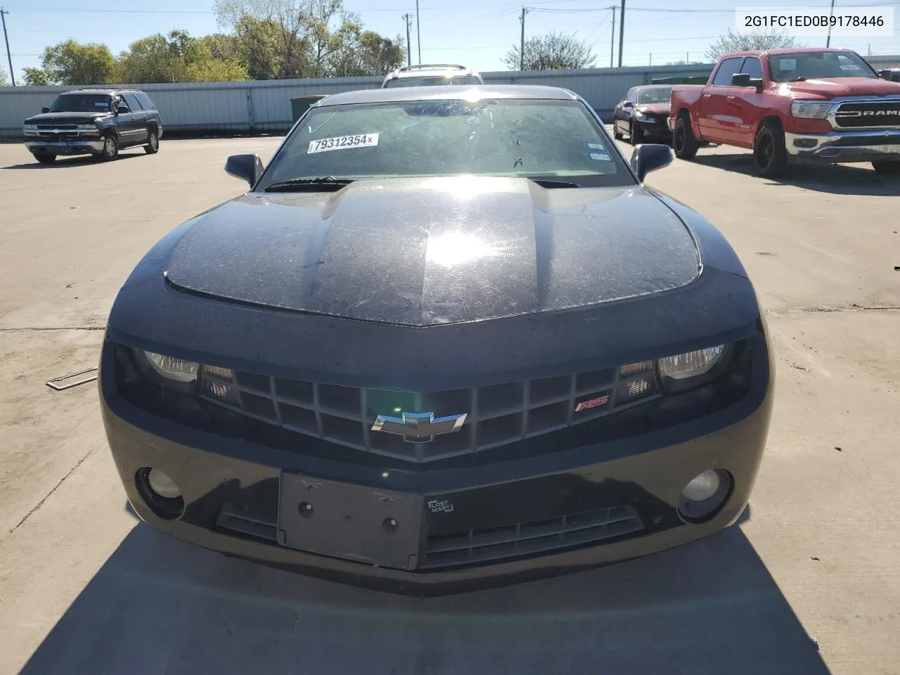 2011 Chevrolet Camaro Lt VIN: 2G1FC1ED0B9178446 Lot: 79312354