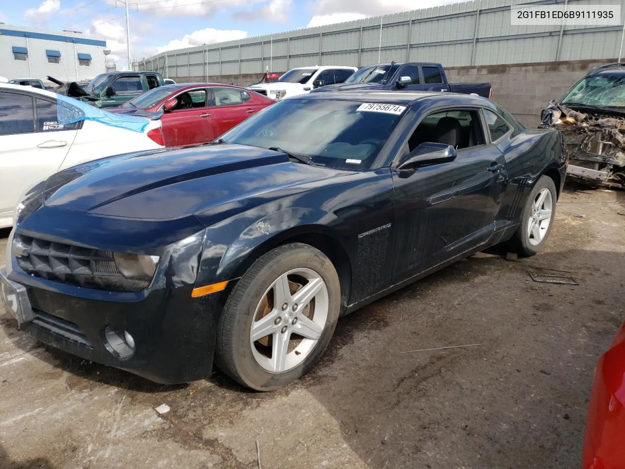 2011 Chevrolet Camaro Lt VIN: 2G1FB1ED6B9111935 Lot: 79755674