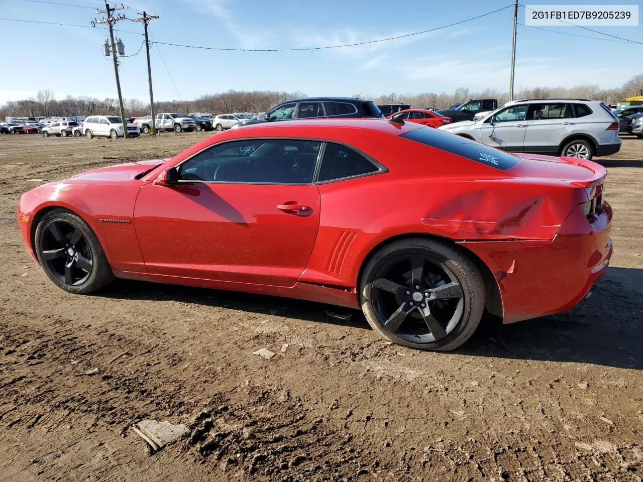 2011 Chevrolet Camaro Lt VIN: 2G1FB1ED7B9205239 Lot: 79811834