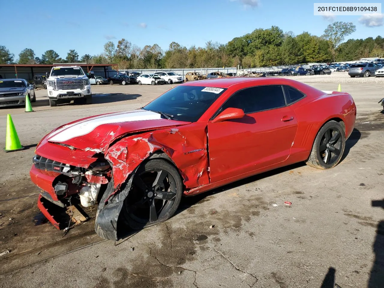 2011 Chevrolet Camaro Lt VIN: 2G1FC1ED8B9109438 Lot: 80886344