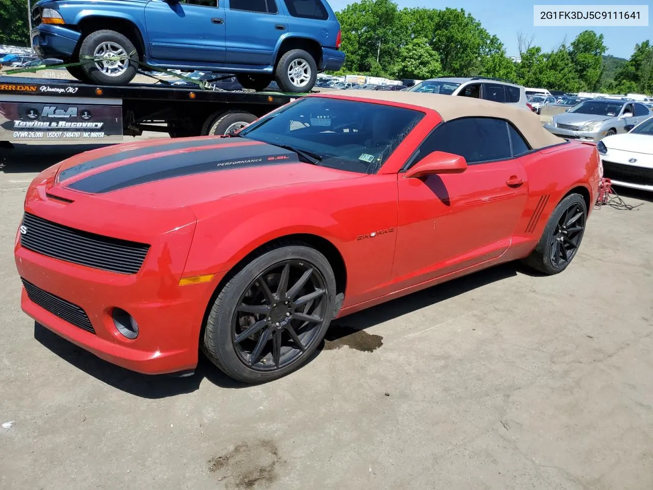 2G1FK3DJ5C9111641 2012 Chevrolet Camaro 2Ss