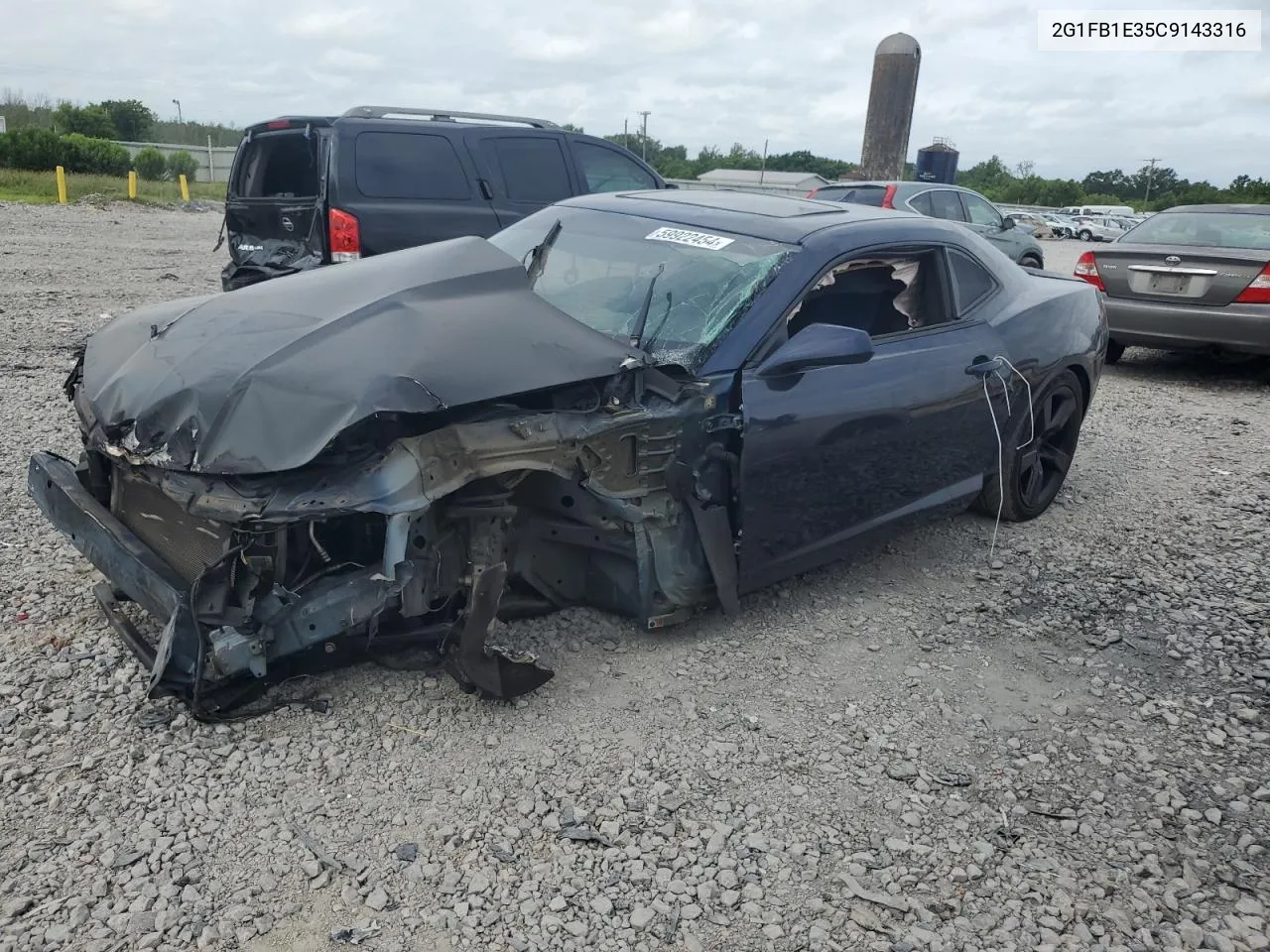 2G1FB1E35C9143316 2012 Chevrolet Camaro Lt