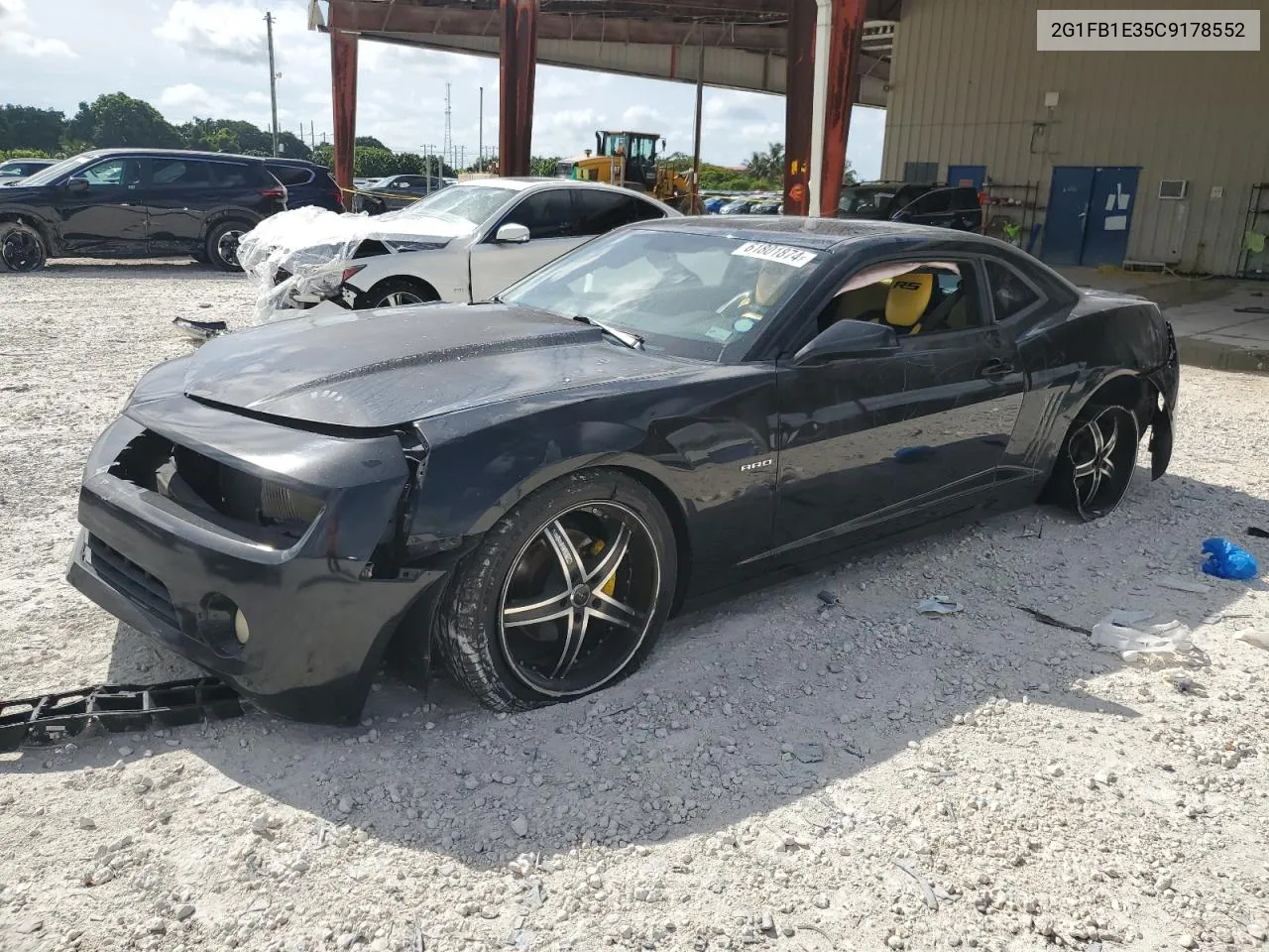 2012 Chevrolet Camaro Lt VIN: 2G1FB1E35C9178552 Lot: 61801874