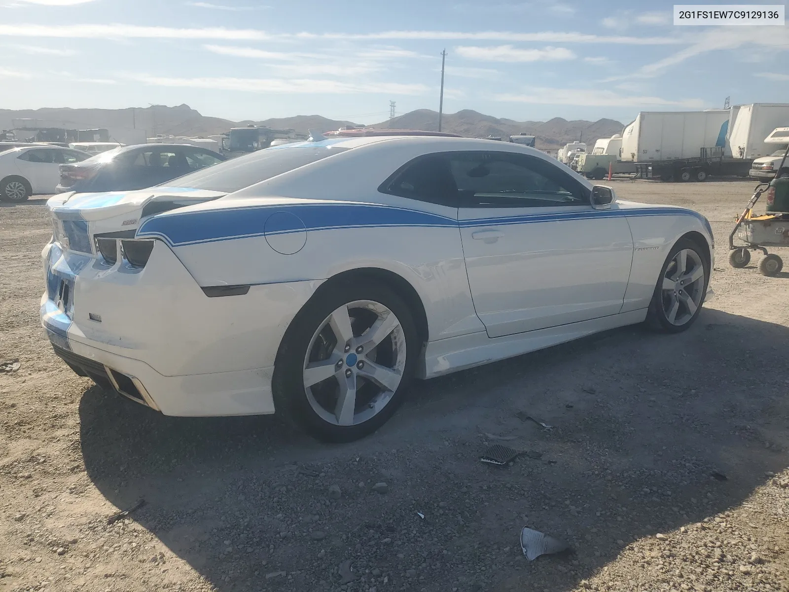 2012 Chevrolet Camaro Ss VIN: 2G1FS1EW7C9129136 Lot: 62959394