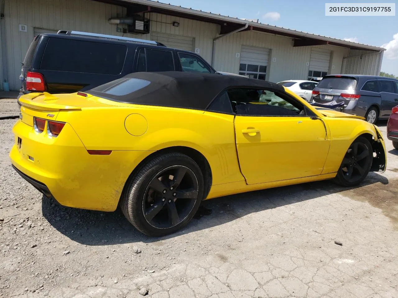 2012 Chevrolet Camaro Lt VIN: 2G1FC3D31C9197755 Lot: 63777704