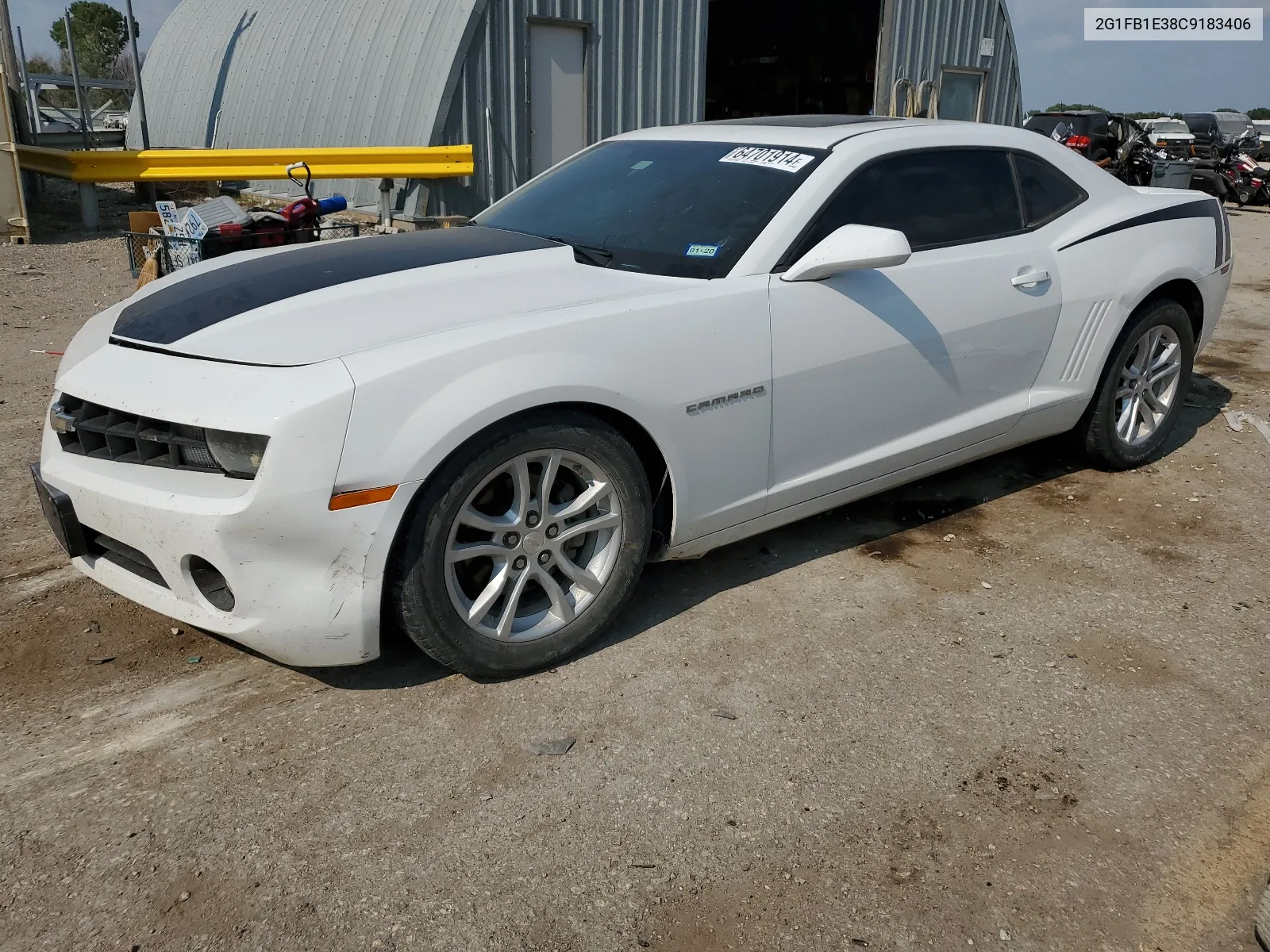 2G1FB1E38C9183406 2012 Chevrolet Camaro Lt