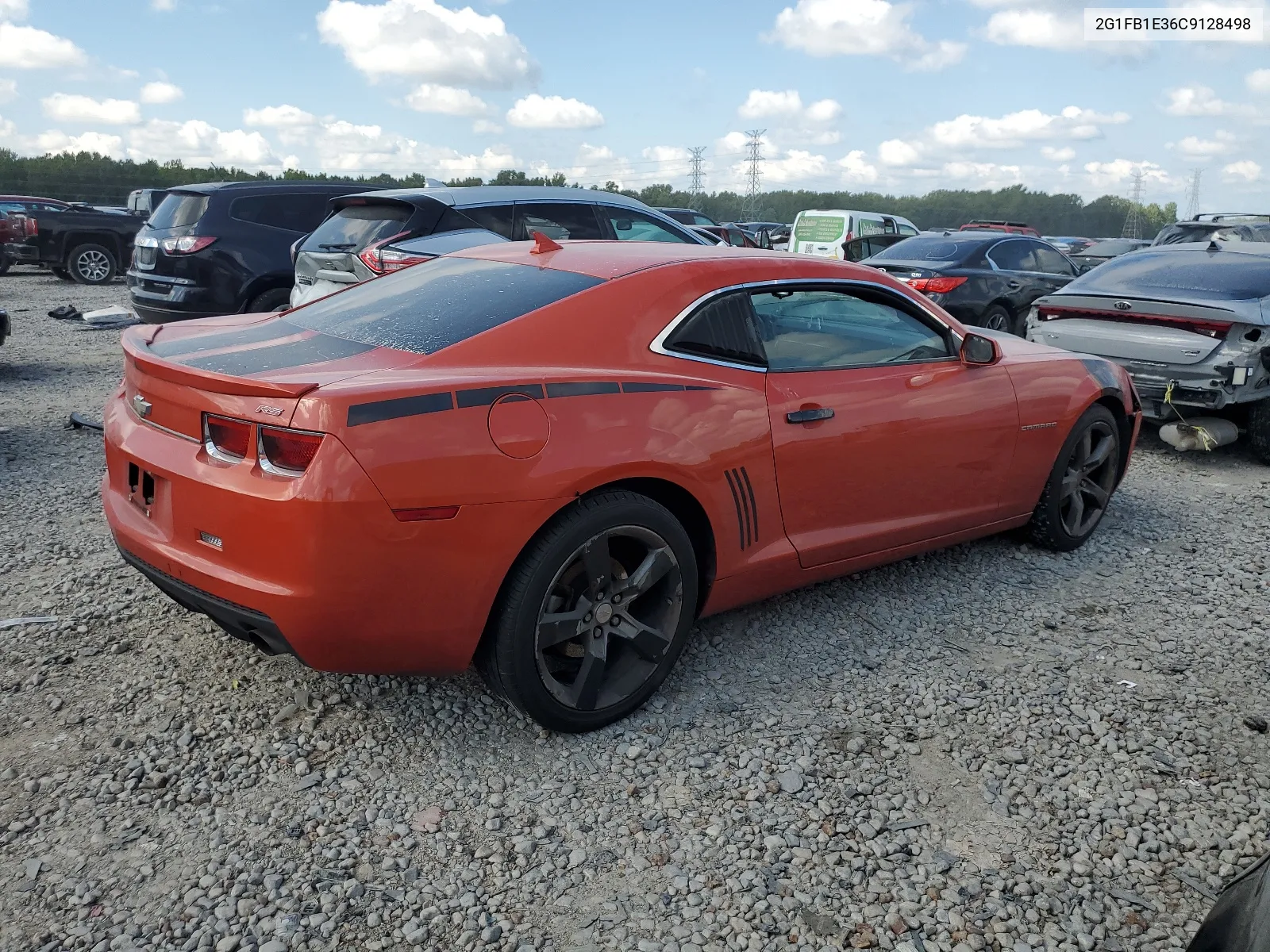 2012 Chevrolet Camaro Lt VIN: 2G1FB1E36C9128498 Lot: 65527424