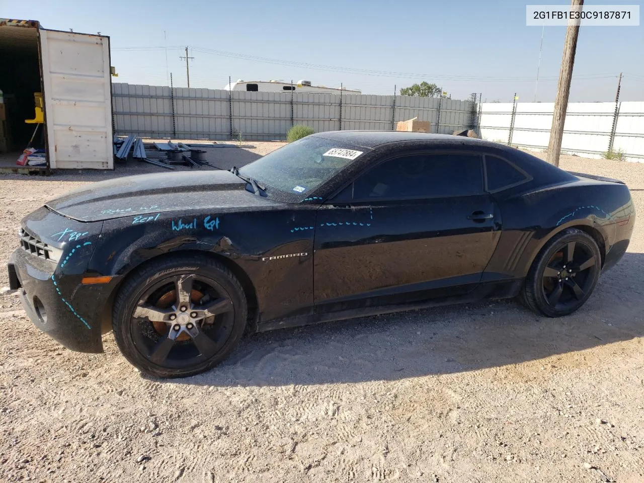 2G1FB1E30C9187871 2012 Chevrolet Camaro Lt