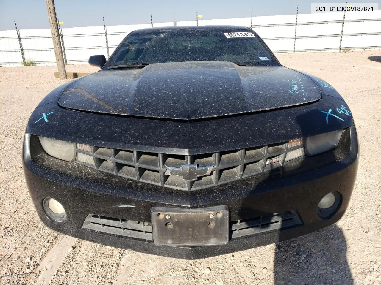 2G1FB1E30C9187871 2012 Chevrolet Camaro Lt