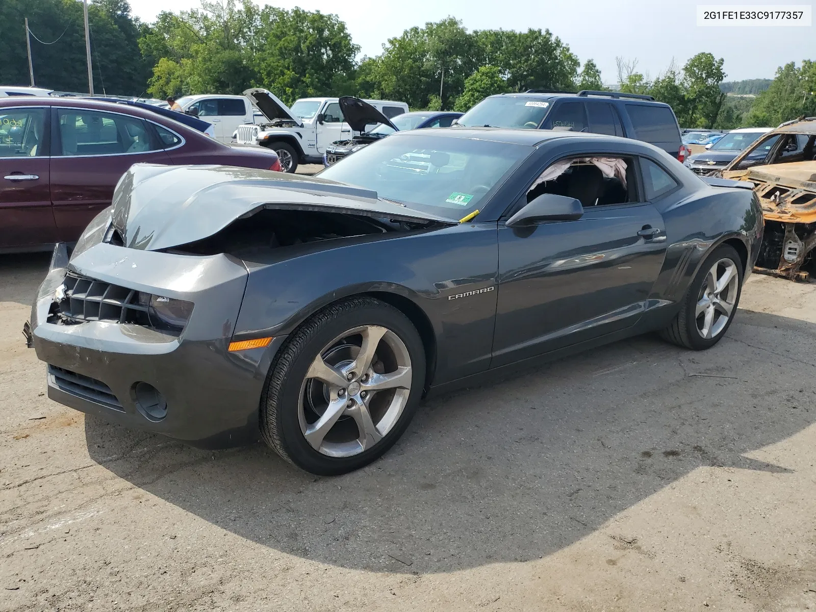 2012 Chevrolet Camaro Ls VIN: 2G1FE1E33C9177357 Lot: 65905514