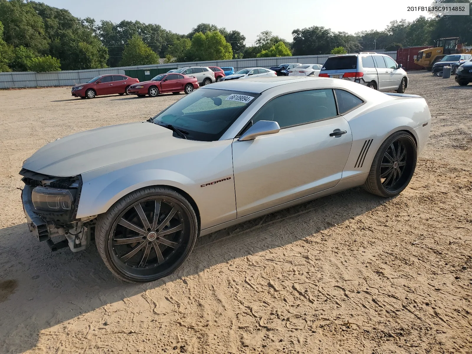 2G1FB1E35C9114852 2012 Chevrolet Camaro Lt