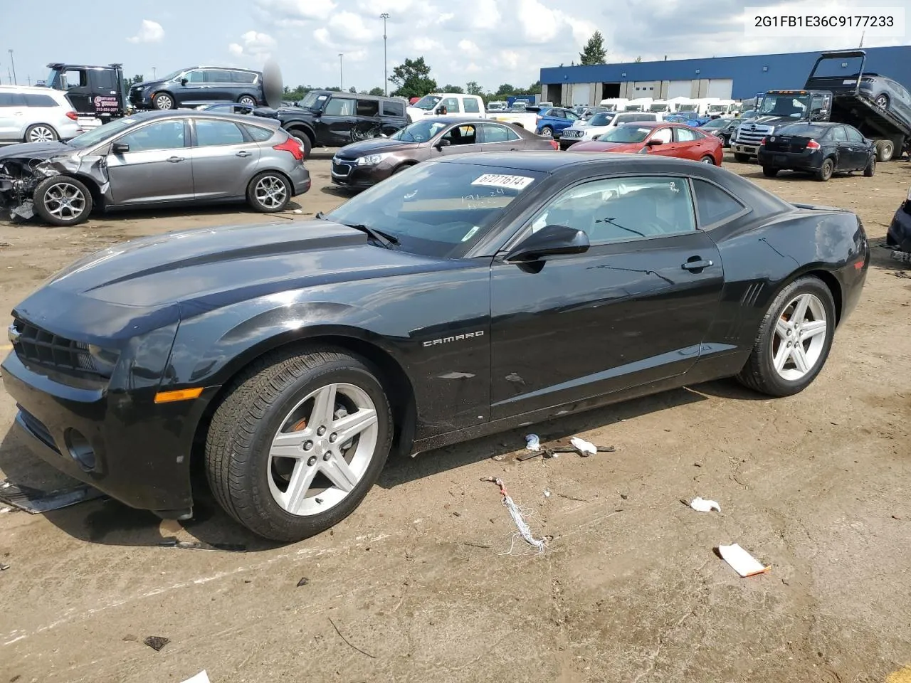 2G1FB1E36C9177233 2012 Chevrolet Camaro Lt