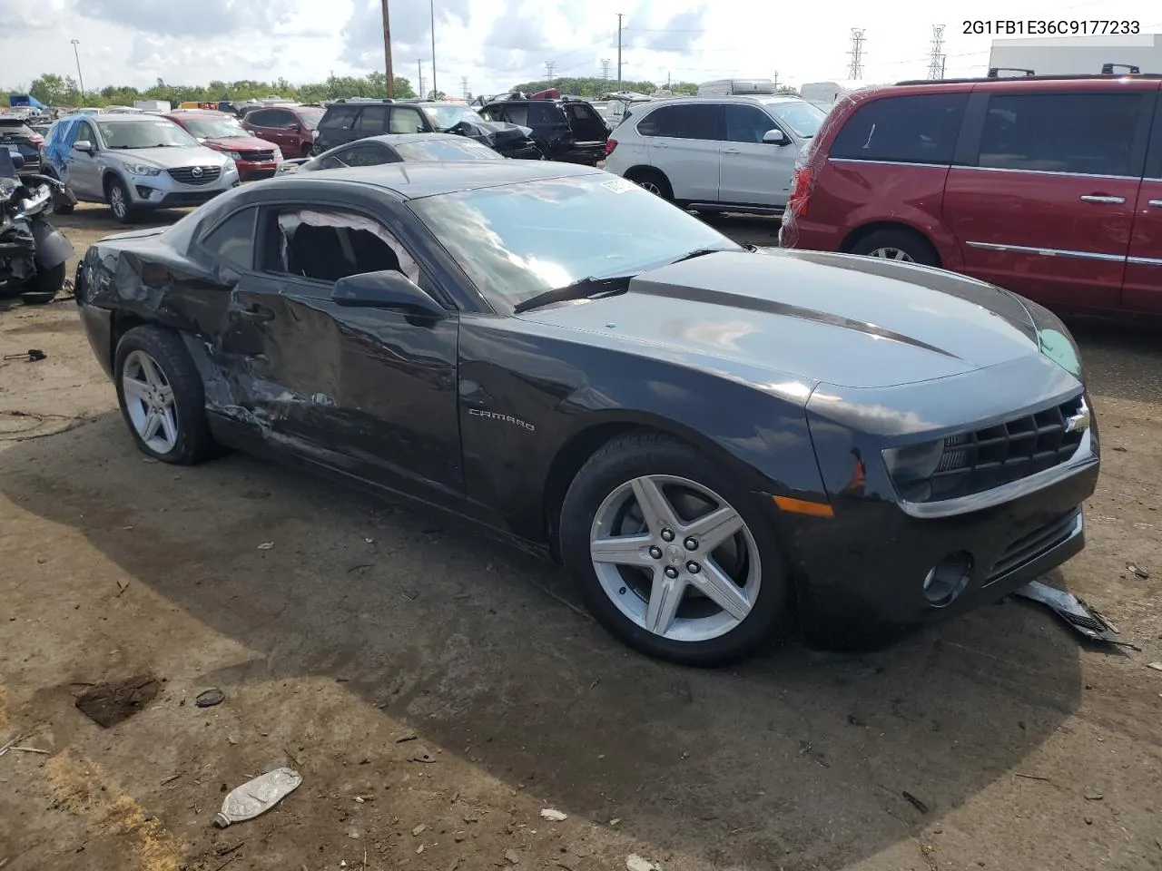 2G1FB1E36C9177233 2012 Chevrolet Camaro Lt