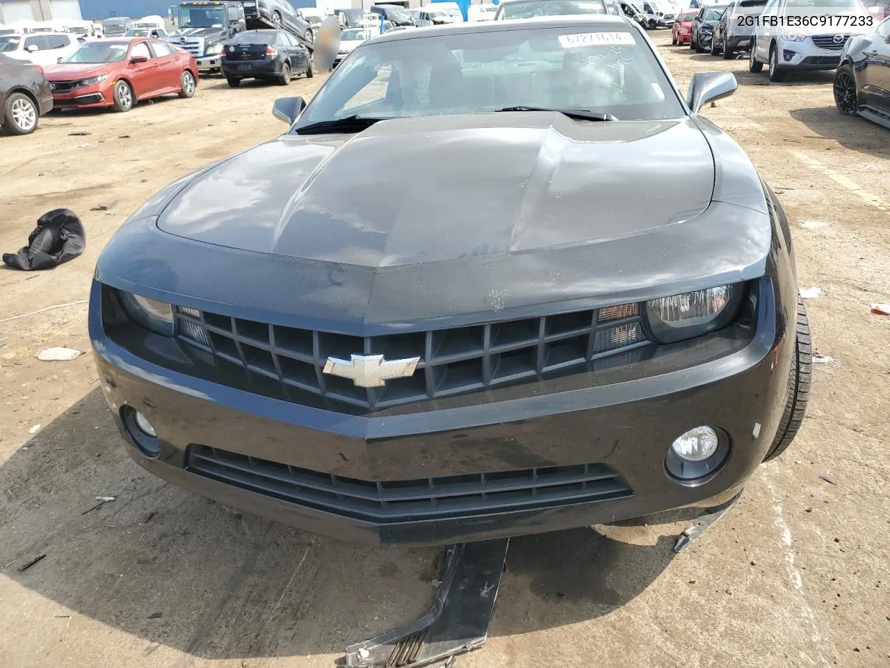 2G1FB1E36C9177233 2012 Chevrolet Camaro Lt