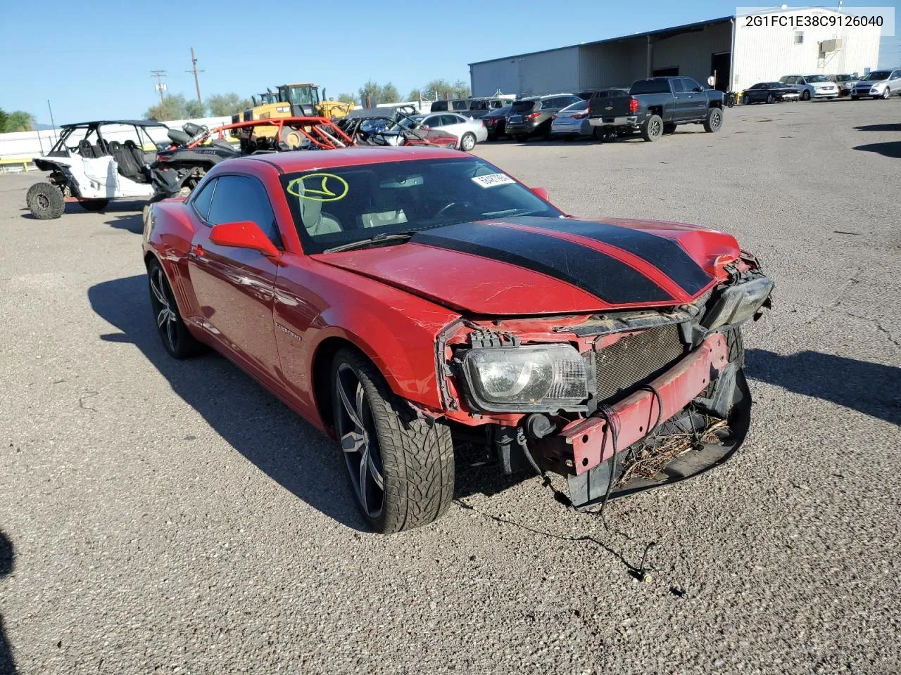 2G1FC1E38C9126040 2012 Chevrolet Camaro Lt