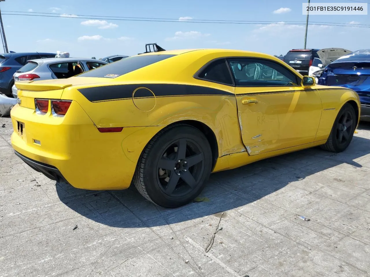 2012 Chevrolet Camaro Lt VIN: 2G1FB1E35C9191446 Lot: 68737014