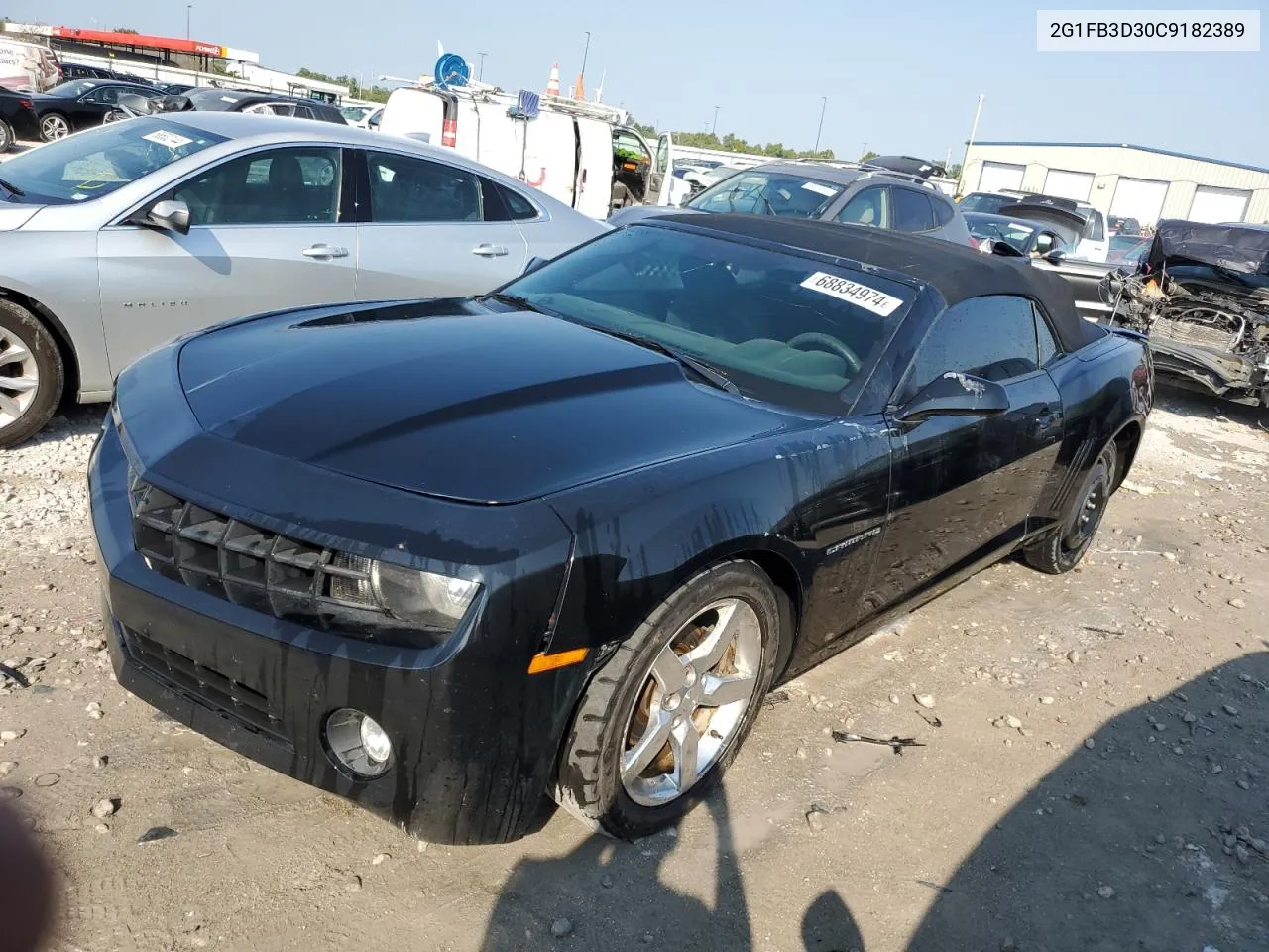 2012 Chevrolet Camaro Lt VIN: 2G1FB3D30C9182389 Lot: 68834974