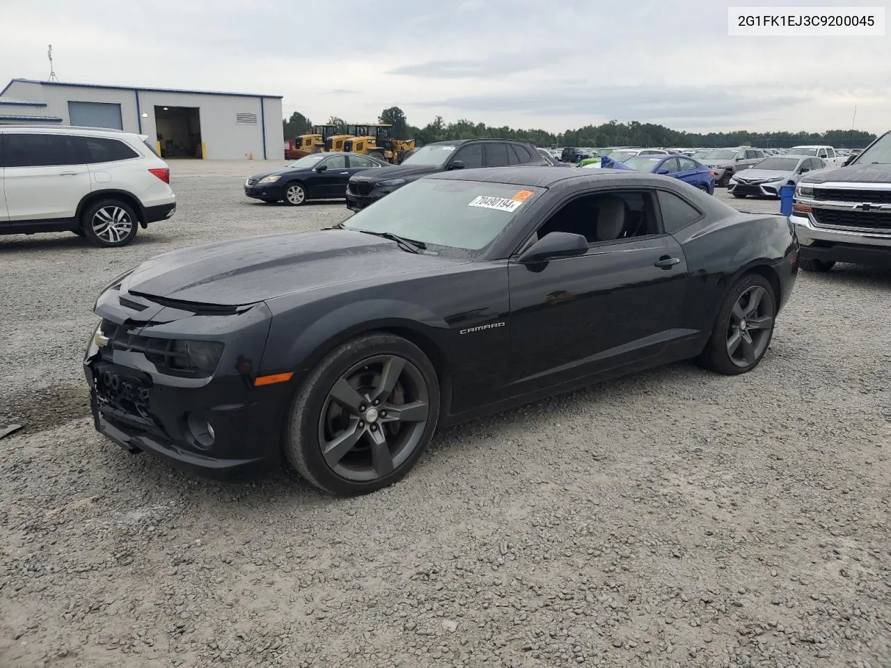 2012 Chevrolet Camaro 2Ss VIN: 2G1FK1EJ3C9200045 Lot: 70490194