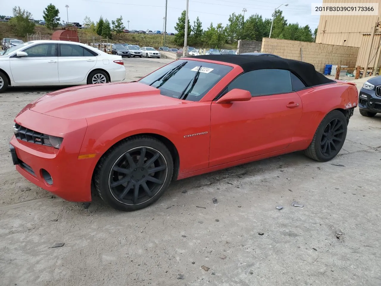 2012 Chevrolet Camaro Lt VIN: 2G1FB3D39C9173366 Lot: 70663224