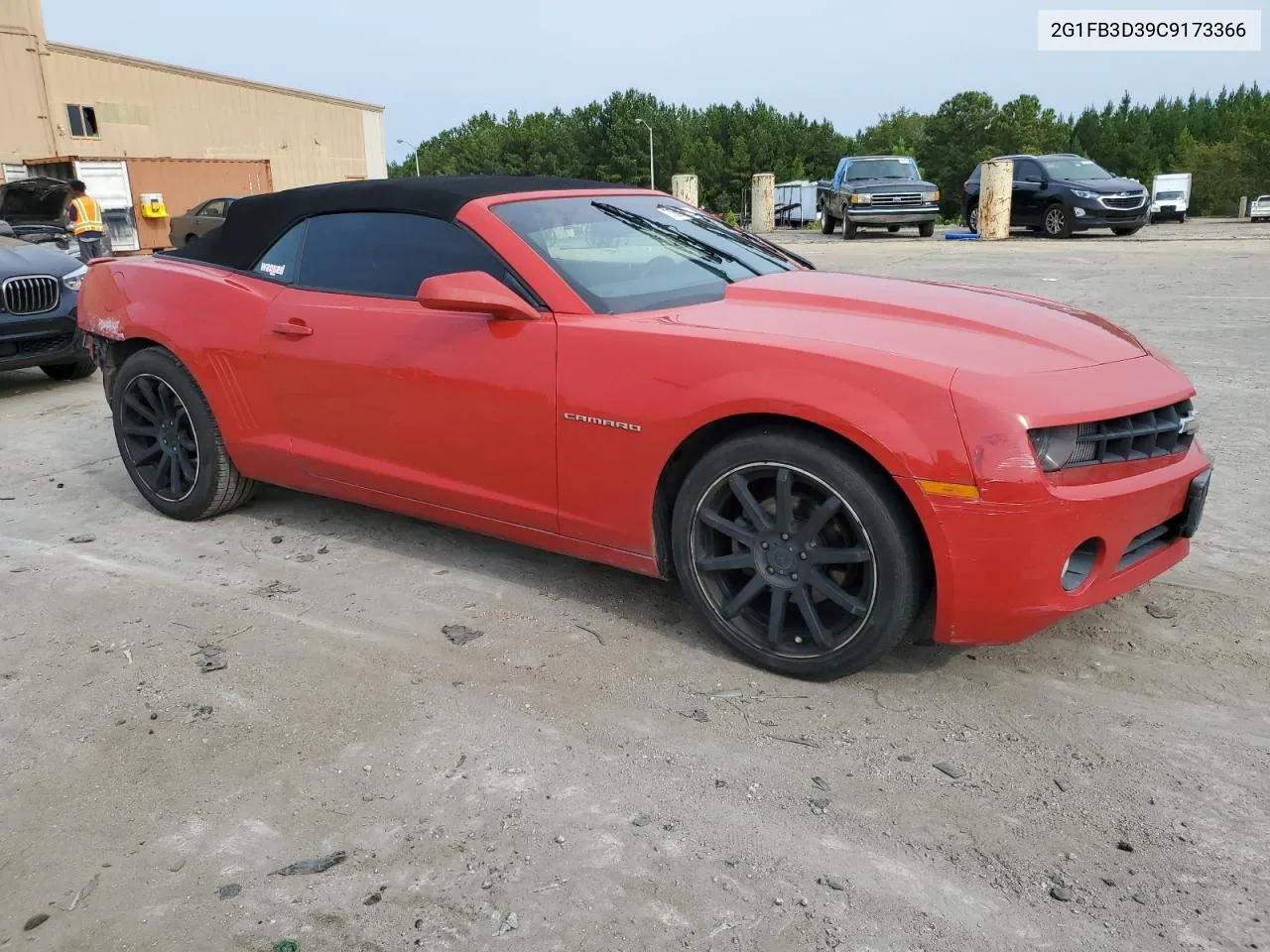 2012 Chevrolet Camaro Lt VIN: 2G1FB3D39C9173366 Lot: 70663224