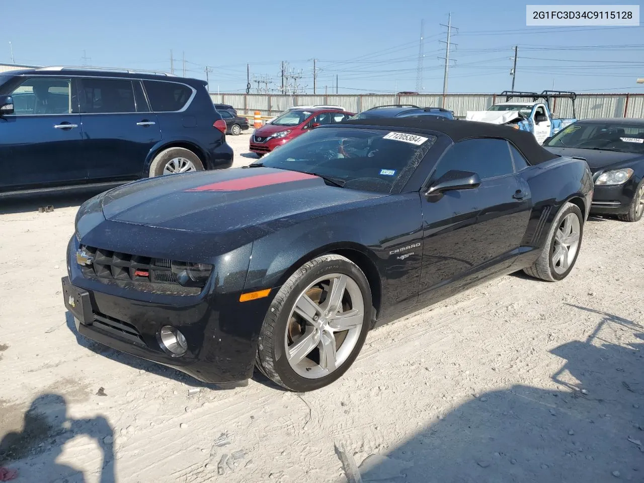 2012 Chevrolet Camaro Lt VIN: 2G1FC3D34C9115128 Lot: 71205384