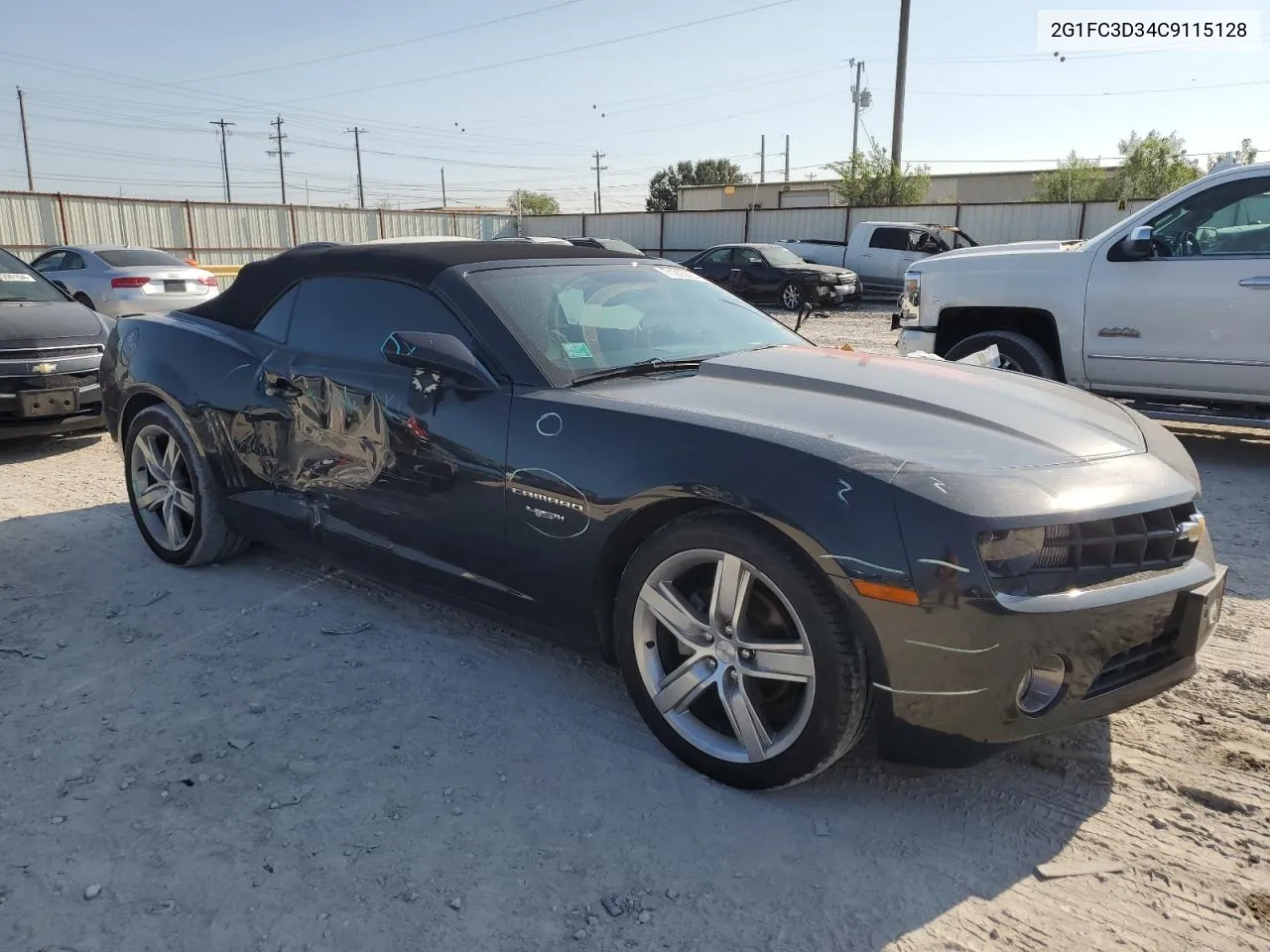 2012 Chevrolet Camaro Lt VIN: 2G1FC3D34C9115128 Lot: 71205384