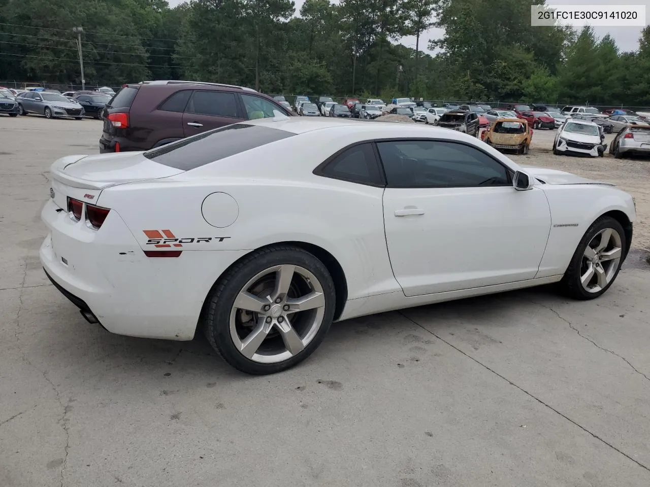 2012 Chevrolet Camaro Lt VIN: 2G1FC1E30C9141020 Lot: 71235314