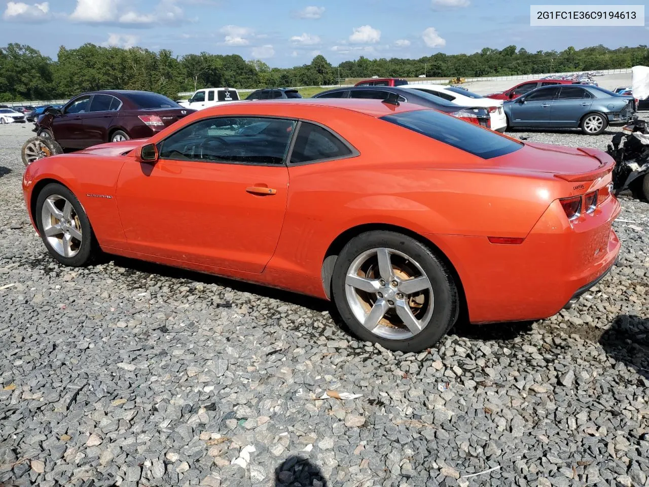 2012 Chevrolet Camaro Lt VIN: 2G1FC1E36C9194613 Lot: 71276864