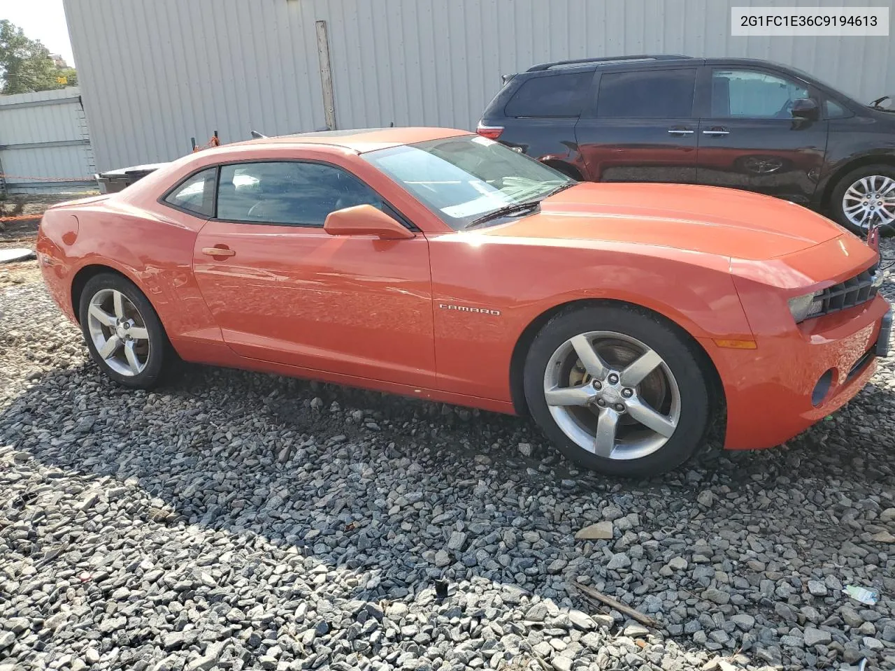 2G1FC1E36C9194613 2012 Chevrolet Camaro Lt