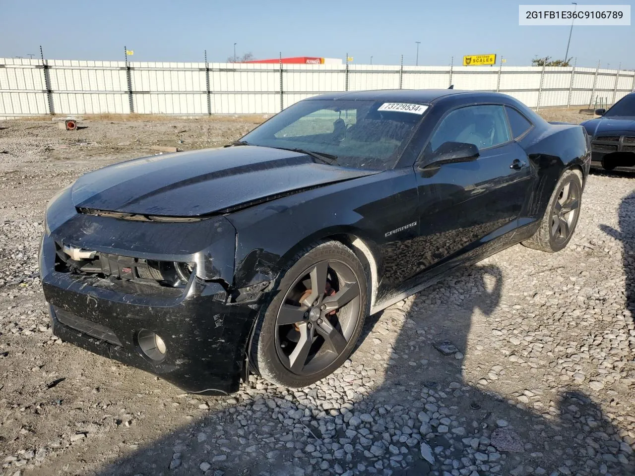 2012 Chevrolet Camaro Lt VIN: 2G1FB1E36C9106789 Lot: 73729534