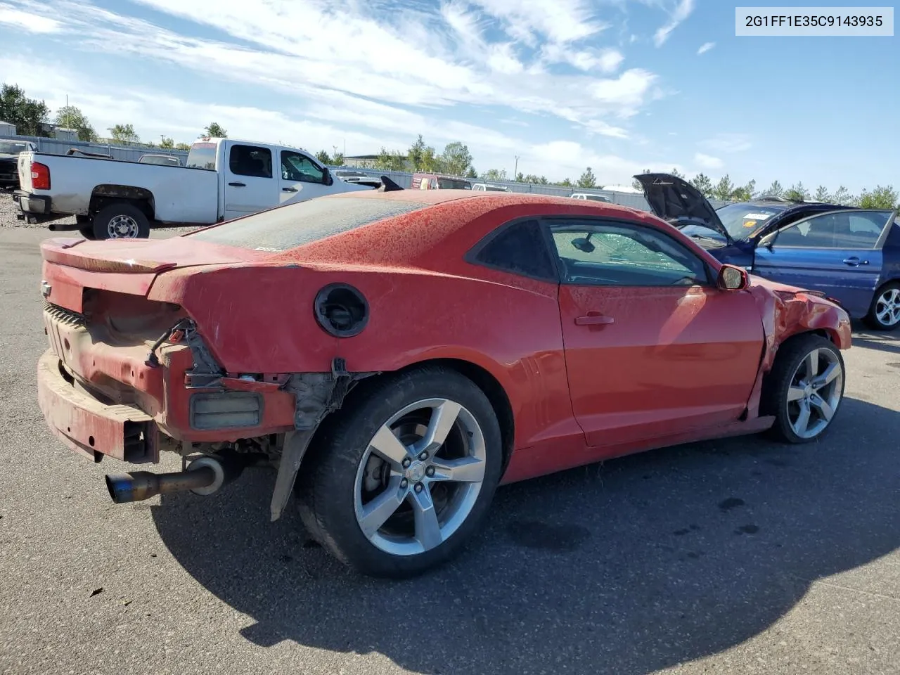 2012 Chevrolet Camaro Lt VIN: 2G1FF1E35C9143935 Lot: 74011584