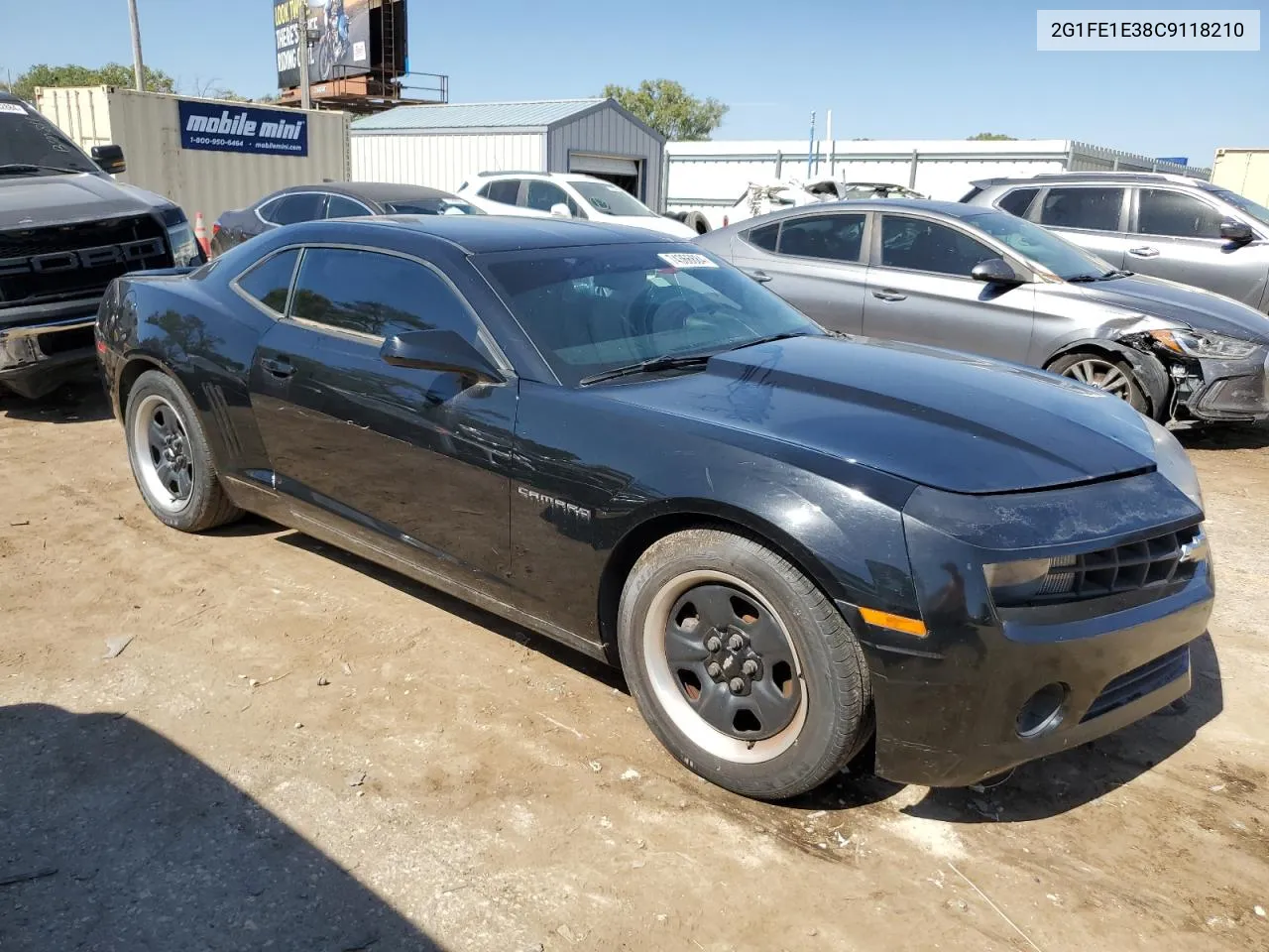 2012 Chevrolet Camaro Ls VIN: 2G1FE1E38C9118210 Lot: 74366884