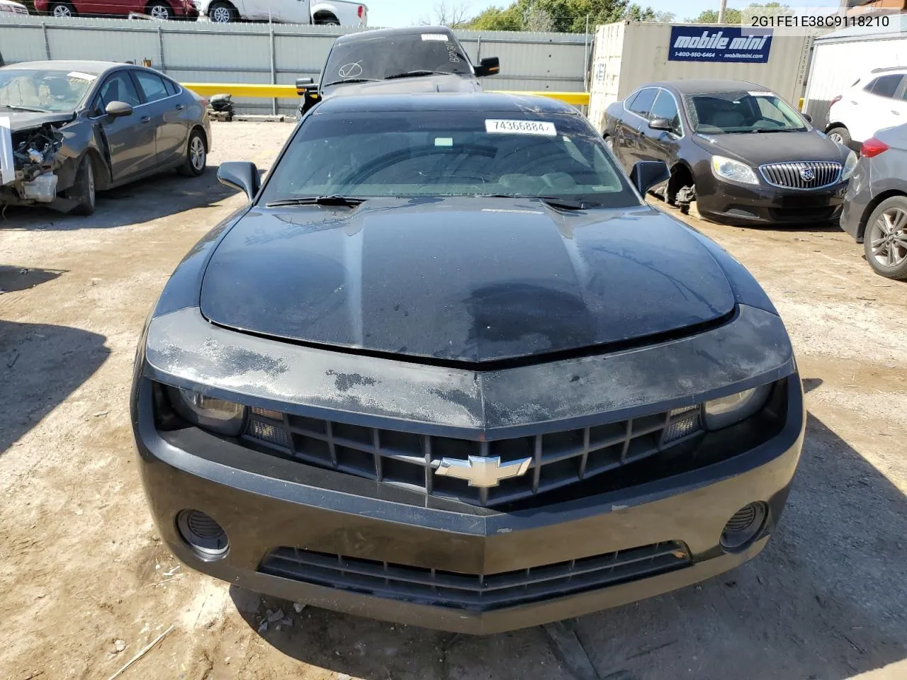 2012 Chevrolet Camaro Ls VIN: 2G1FE1E38C9118210 Lot: 74366884