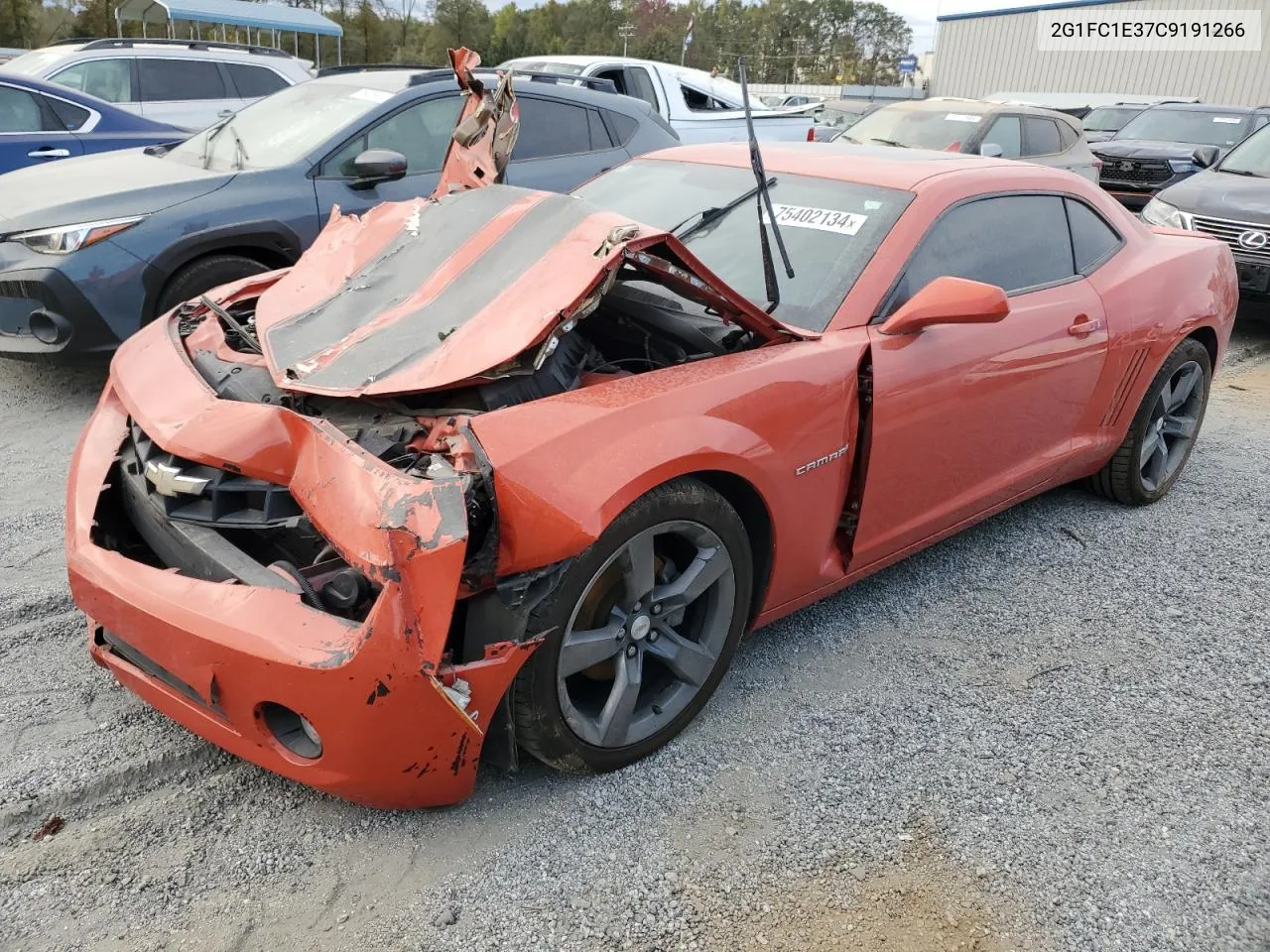 2G1FC1E37C9191266 2012 Chevrolet Camaro Lt