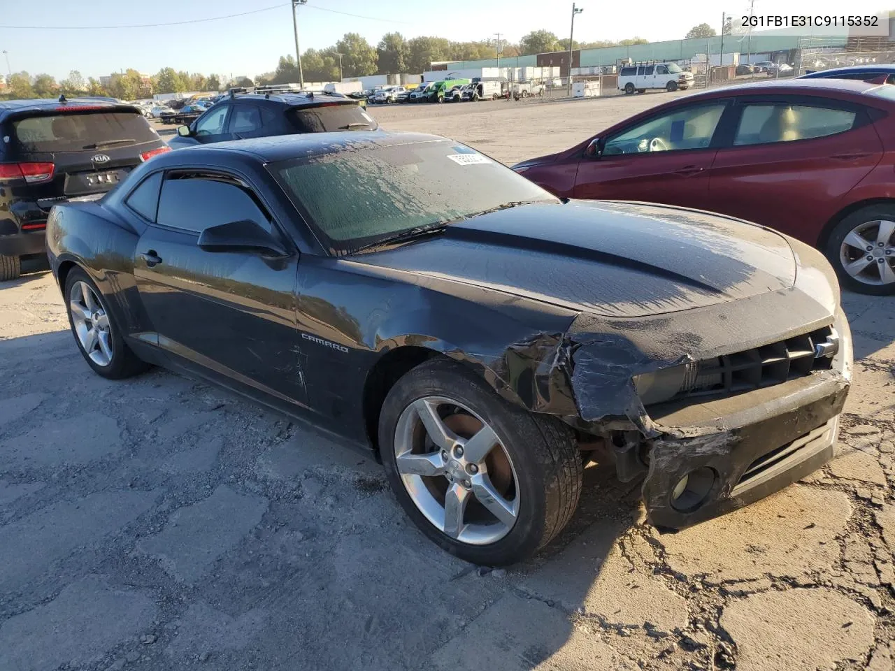 2012 Chevrolet Camaro Lt VIN: 2G1FB1E31C9115352 Lot: 75522214