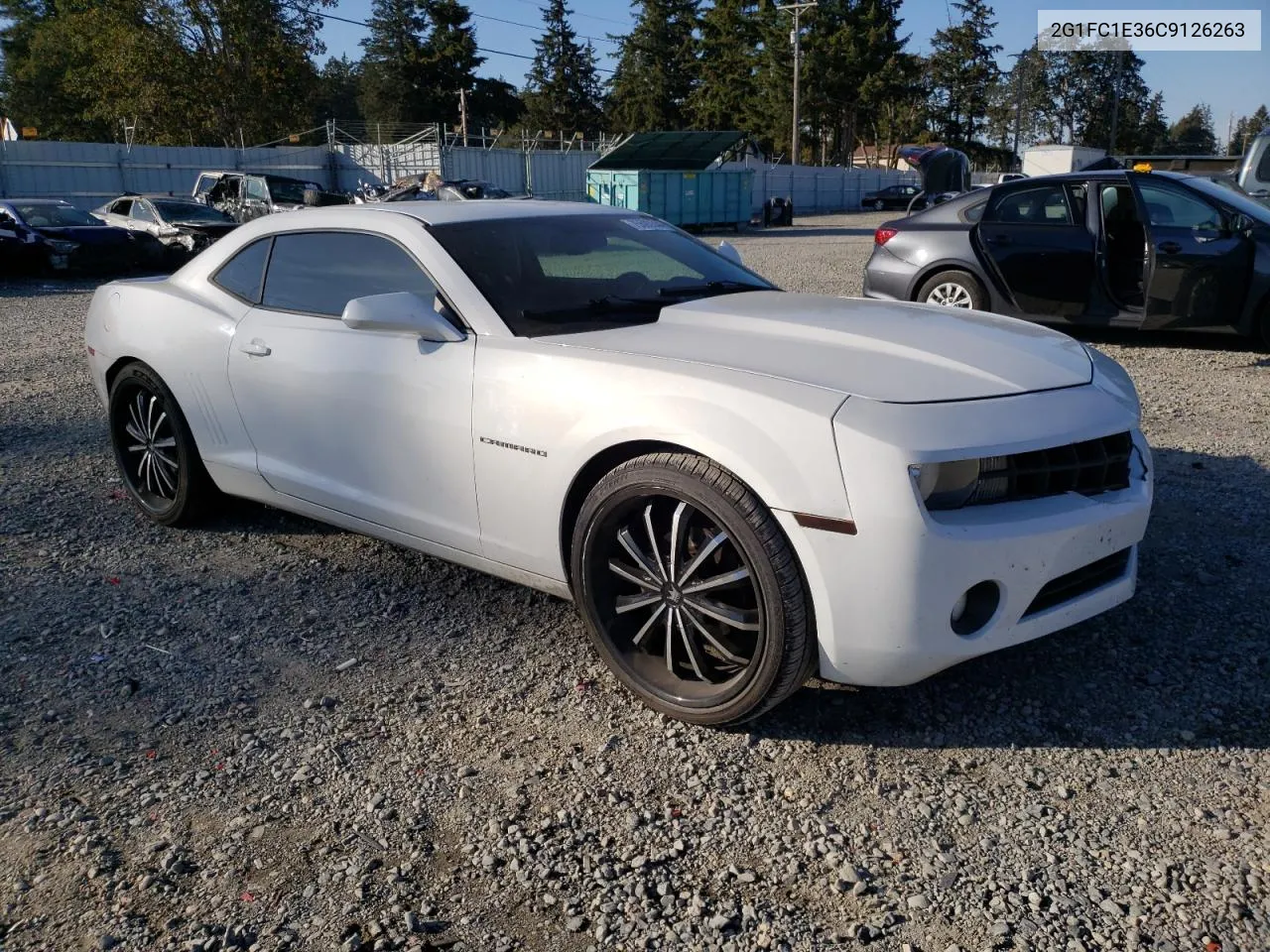 2012 Chevrolet Camaro Lt VIN: 2G1FC1E36C9126263 Lot: 75593544