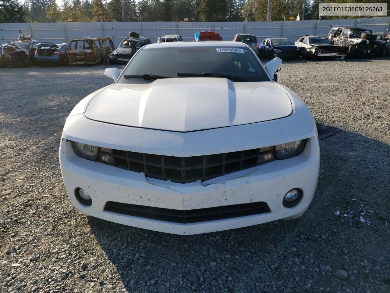 2G1FC1E36C9126263 2012 Chevrolet Camaro Lt